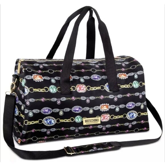 Moschino Limited Edition Holiday Duffel Bag TOY 2 TRAVEL SPRAY LOTION SHOWER GEL - Picture 2 of 9